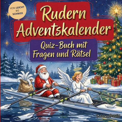 Rudern-Adventskalender: Quiz-Buch mit Fragen und Rätsel