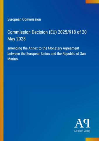 Commission Decision (EU) 2025/918 of 20 May 2025