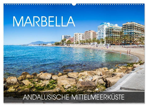 Marbella - andalusische Mittelmeerküste (Wandkalender 2027 DIN A2 quer), CALVENDO Monatskalender