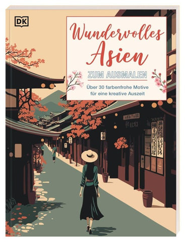 Wundervolles Asien zum Ausmalen