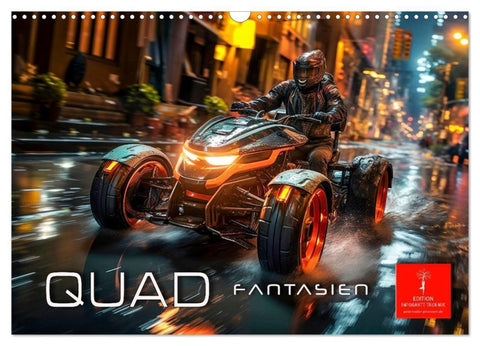 Quad Fantasien (Wandkalender 2027 DIN A3 quer), CALVENDO Monatskalender