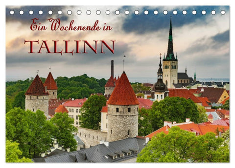 Ein Wochenende in Tallinn (Tischkalender 2026 DIN A5 quer), CALVENDO Monatskalender