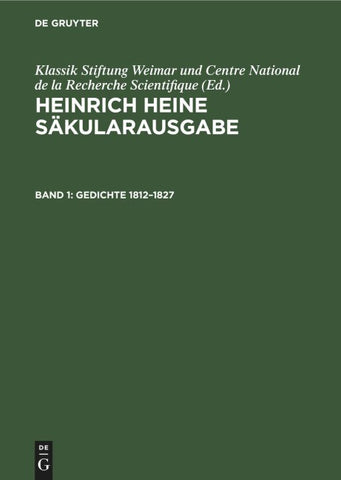 Gedichte 1812–1827