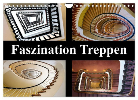 Faszination Treppen (Wandkalender 2027 DIN A4 quer), CALVENDO Monatskalender