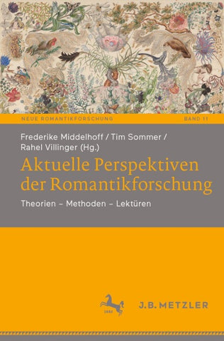 Aktuelle Perspektiven der Romantikforschung
