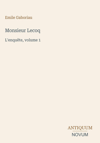 Monsieur Lecoq