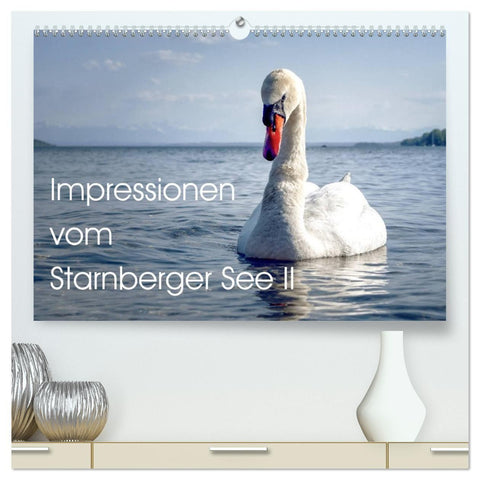 Impressionen vom Starnberger See II (hochwertiger Premium Wandkalender 2027 DIN A2 quer), Kunstdruck in Hochglanz