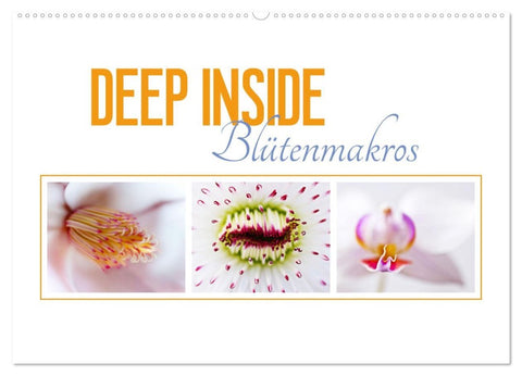 DEEP INSIDE - Blütenmakros (Wandkalender 2026 DIN A2 quer), CALVENDO Monatskalender