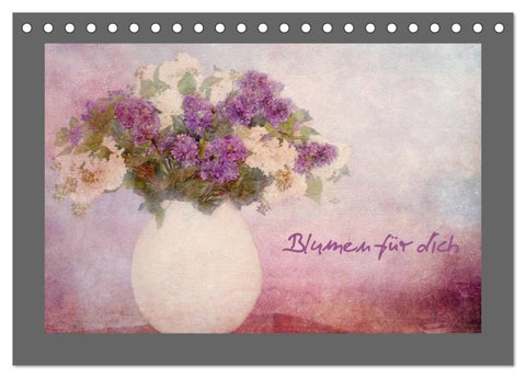 Blumen für dich (Tischkalender 2027 DIN A5 quer), CALVENDO Monatskalender