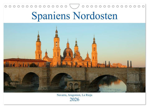 Spaniens Nordosten (Wandkalender 2026 DIN A4 quer), CALVENDO Monatskalender