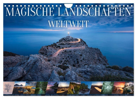 Magische Landschaften Weltweit (Wandkalender 2027 DIN A4 quer), CALVENDO Monatskalender