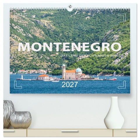 Montenegro - Das Land der schwarzen Berge (hochwertiger Premium Wandkalender 2027 DIN A2 quer), Kunstdruck in Hochglanz