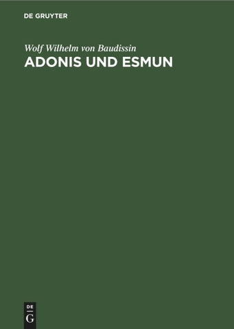 Adonis und Esmun