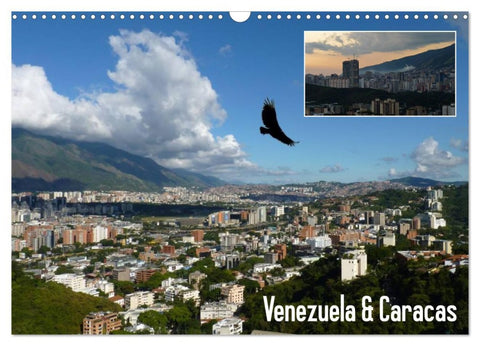 Venezuela & Caracas (Wandkalender 2026 DIN A3 quer), CALVENDO Monatskalender