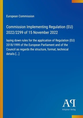 Commission Implementing Regulation (EU) 2022/2299 of 15 November 2022