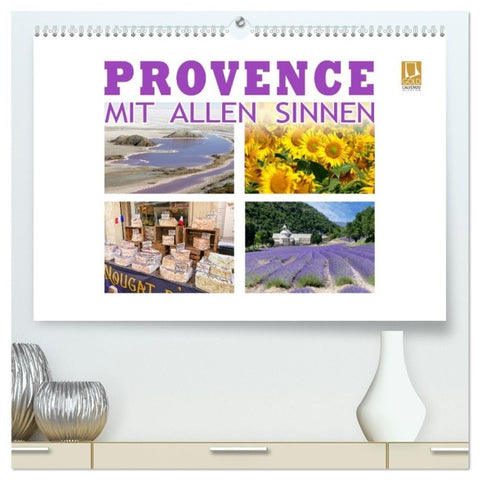 Provence mit allen Sinnen (hochwertiger Premium Wandkalender 2027 DIN A2 quer), Kunstdruck in Hochglanz