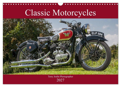 Classic Motorcycles (Wall Calendar 2027 DIN A3 landscape), CALVENDO 12 Month Wall Calendar