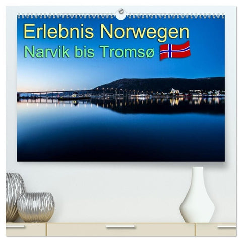 Erlebnis Norwegen: Narvik bis Tromsø (hochwertiger Premium Wandkalender 2026 DIN A2 quer), Kunstdruck in Hochglanz