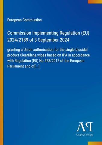 Commission Implementing Regulation (EU) 2024/2189 of 3 September 2024