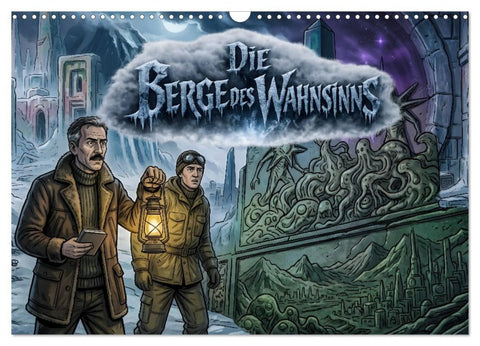Die Berge des Wahnsinns (Wandkalender 2027 DIN A3 quer), CALVENDO Monatskalender