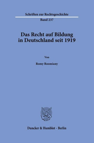 Das Recht auf Bildung in Deutschland seit 1919