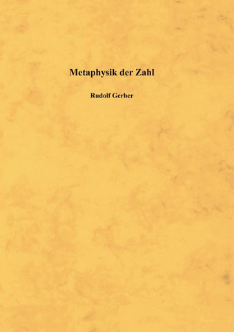Metaphysik der Zahl