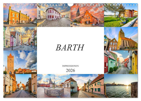Barth Impressionen (Wandkalender 2026 DIN A3 quer), CALVENDO Monatskalender