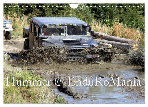 Hummer @ EnduRoMania (Wandkalender 2027 DIN A4 quer), CALVENDO Monatskalender