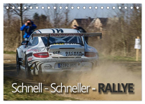 Schnell - Schneller - Rallye (Tischkalender 2026 DIN A5 quer), CALVENDO Monatskalender