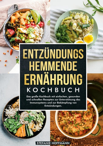Entzündungshemmende Ernährung Kochbuch
