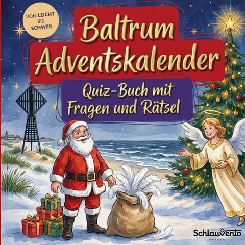 Baltrum-Adventskalender: Quiz-Buch mit Fragen und Rätsel