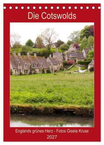 Die Cotswolds Englands grünes Herz (Tischkalender 2027 DIN A5 hoch), CALVENDO Monatskalender