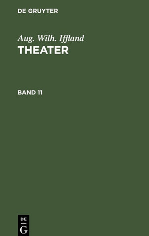 Theater. Band 11