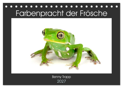 Farbenpracht der Frösche (Tischkalender 2027 DIN A5 quer), CALVENDO Monatskalender