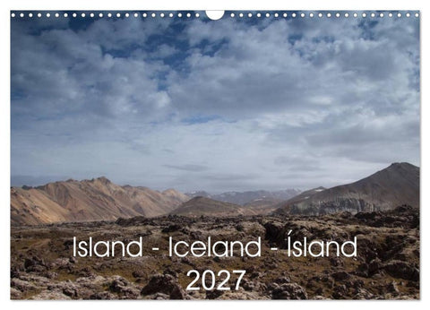 Island - Iceland - Ísland (Wandkalender 2027 DIN A3 quer), CALVENDO Monatskalender