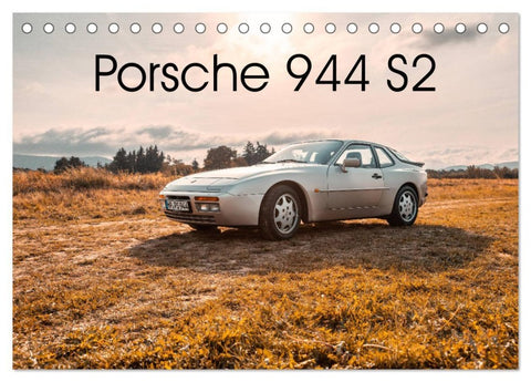 ´89 Porsche 944 S2 (Tischkalender 2026 DIN A5 quer), CALVENDO Monatskalender