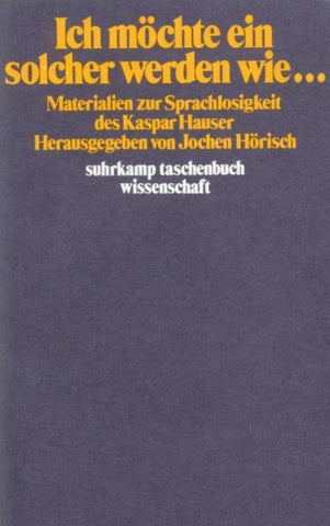 Ich möchte ein solcher werden wie...