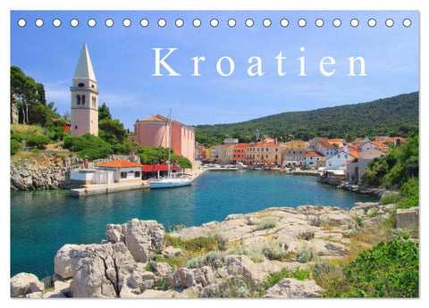 Kroatien (Tischkalender 2026 DIN A5 quer), CALVENDO Monatskalender