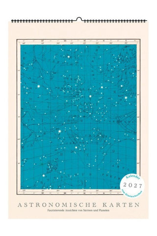 Astronomische Karten. Wandkalender 2027
