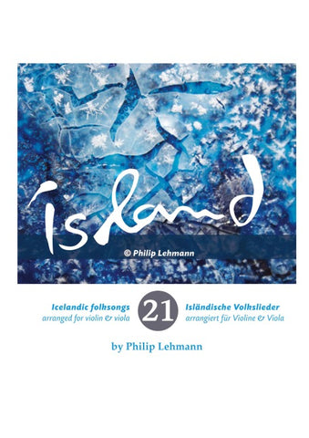 21 isländische Volkslieder für Violine und Viola (Noten)