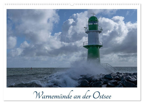 Warnemünde an der Ostsee (Wandkalender 2026 DIN A2 quer), CALVENDO Monatskalender