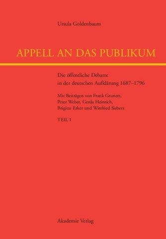 Appell an das Publikum