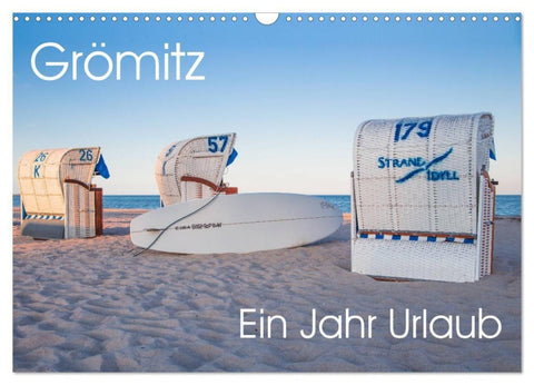 Grömitz - Ein Jahr Urlaub (Wandkalender 2027 DIN A3 quer), CALVENDO Monatskalender