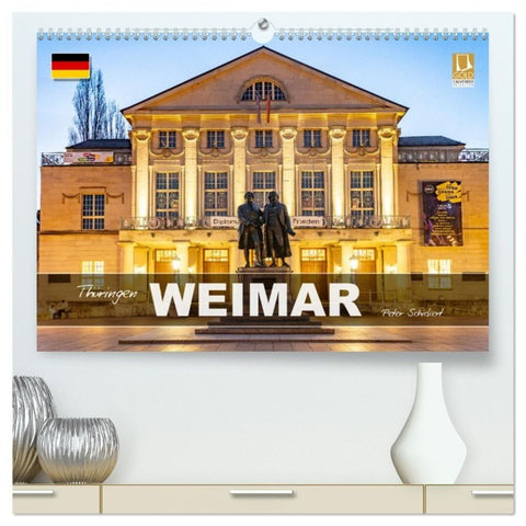 Thüringen - Weimar (hochwertiger Premium Wandkalender 2027 DIN A2 quer), Kunstdruck in Hochglanz