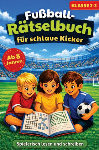 Fußball-Rätselbuch für schlaue Kicker