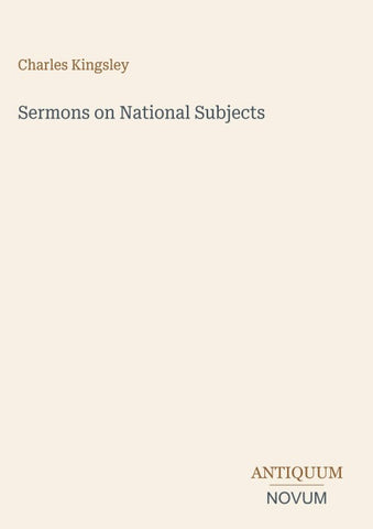 Sermons on National Subjects