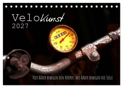 Velo Kunst (Tischkalender 2027 DIN A5 quer), CALVENDO Monatskalender