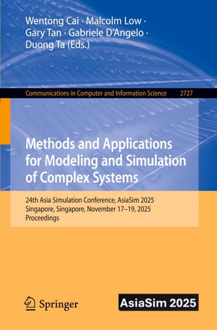 Methods and Applications for Modeling and Simulation of Complex Systems