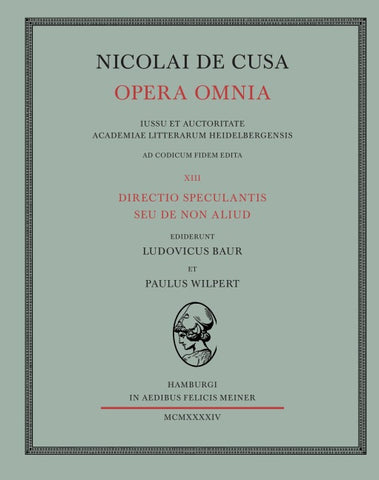 Directio speculantis seu de non aliud