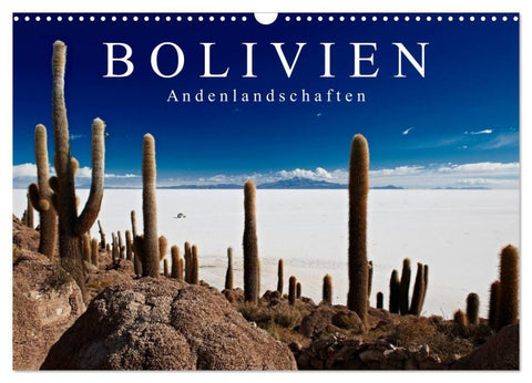 Bolivien Andenlandschaften "CH-Version" (Wandkalender 2026 DIN A3 quer), CALVENDO Monatskalender
